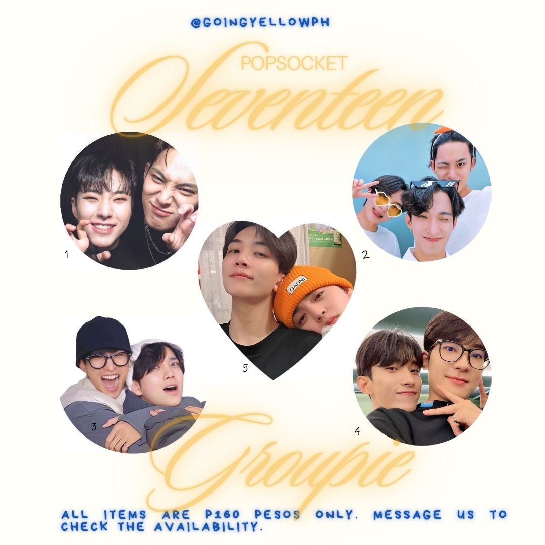 goingyellowph's tweet photo. wts lfb | ONHAND #seventeenanikanik  
౨ৎ popsocket - ₱160

— mine basis
— payo or tiktok checkout
— message us to check availability https://t.co/EneBMCBSFm