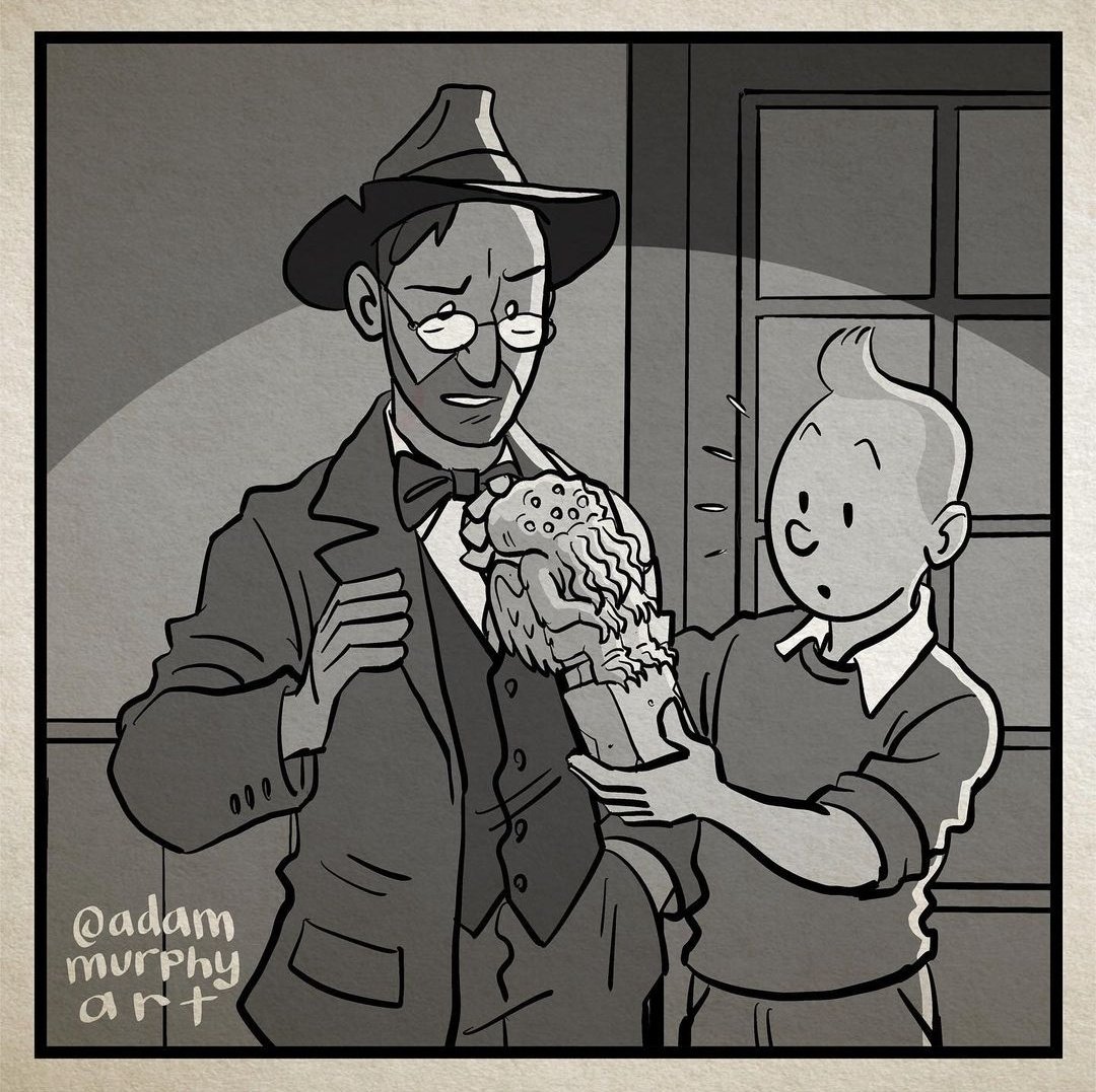 Estás portadas del dibujante Adam Murphy combinando a Indiana Jones y Tintín te dejan con ganas de ver más y que se hagan realidad (1/2)