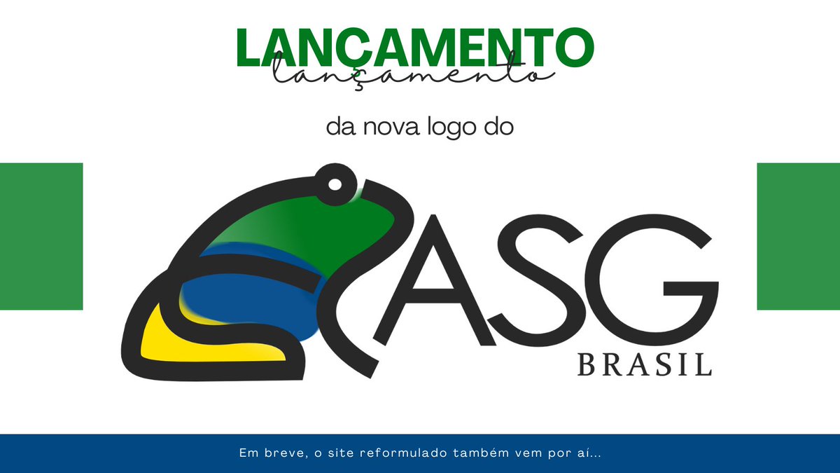 No clima das Olimpíadas #paris2024, divulgamos a nova logomarca do ASG Brasil, criada pelo Iago, nosso novo integrante!🐸O sapinho e as cores da bandeira do Brasil simbolizam o compromisso com a conservação dos anfíbios brasileiros. 🇧🇷
Unidos, fazemos a diferença! 🌍