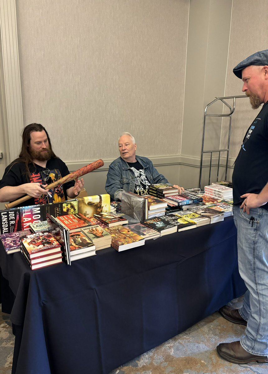 This is certainly the first time I’ve ever been asked to sign a bat.