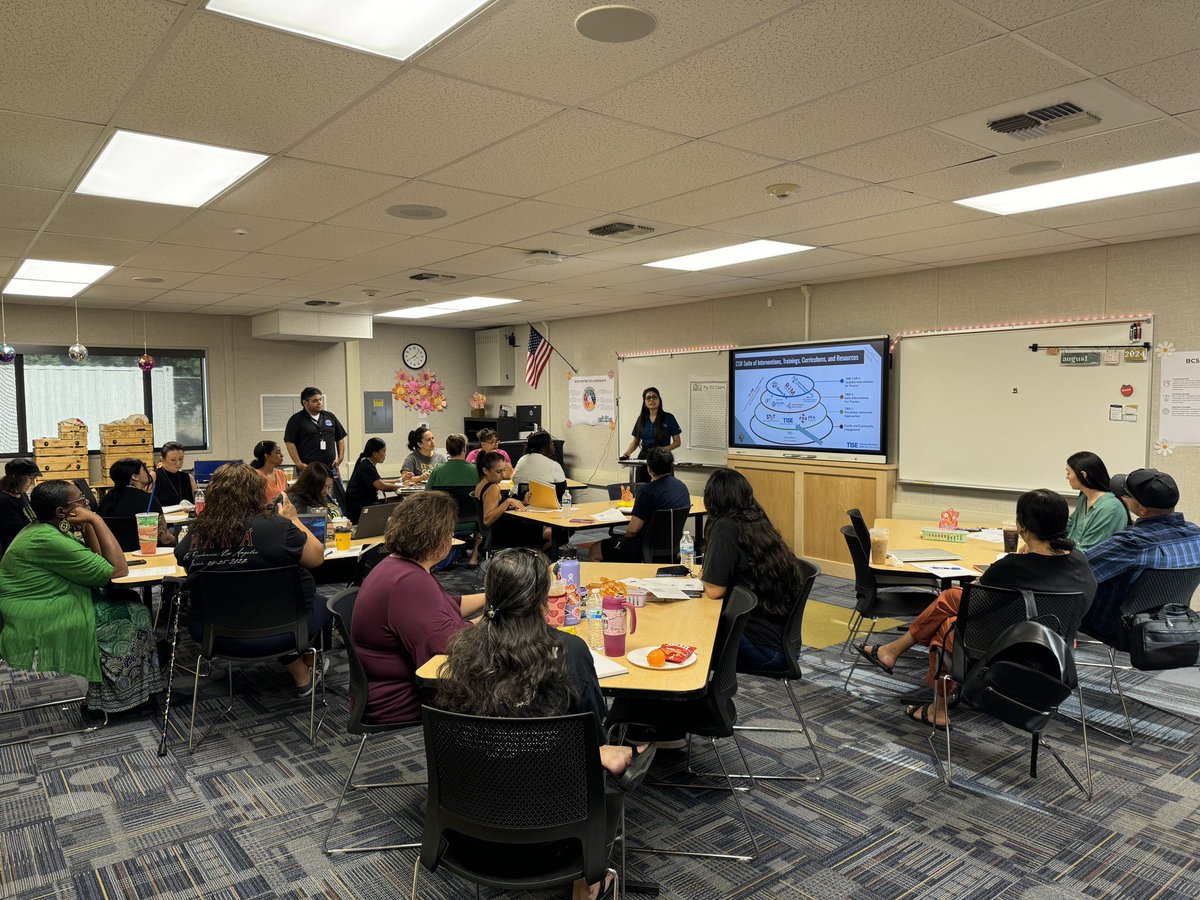 Today our Wayside teachers are learning more about trauma and the impact trauma has on students as well as learning skills on responding to trauma! Such great conversations happening. #teamBCSD #teamWAYSIDE