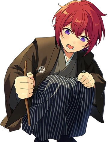 "I'm not sure what this outfit is called, but a customer insisted I wear it.   How does it look?"
Eive had a big smile on his face while drawing symbols and shapes in the dirt using a small twig.

[This one's open.]
