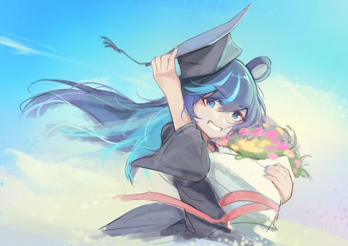 A big big Congratulation to Uruka for graduating from her studies~ There must be alot of hardships and self-doubt, and there will be more ahead. No matter what, we are proud of you!! ___ #urukart