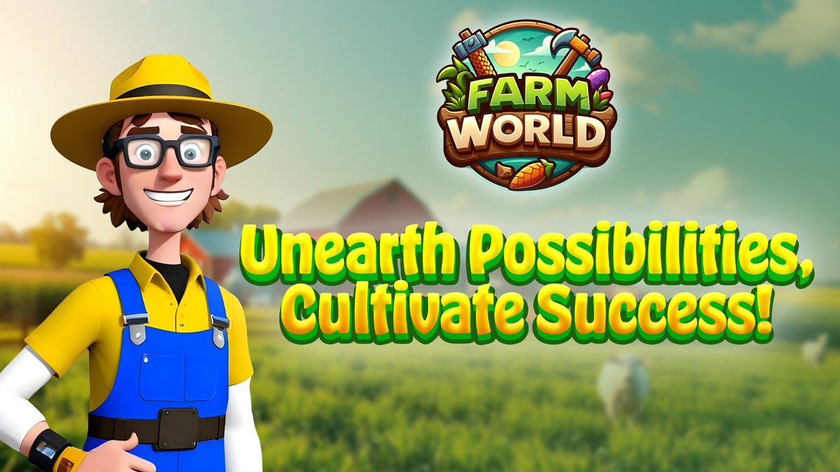 playfarmworld's tweet photo. 🌱✨ Unearth Possibilities, Cultivate Success with #FarmWorld! 🚜🌟

Ready to dig deeper into your farm life? Explore new opportunities and sow the seeds of success with Farm World!

🔍 Why Explore New Possibilities?

🌿 Innovate: Revolutionize your yields with new farming techniques.
🔎 Expand: Discover exotic crops and advanced tools.
🤝 Network: Connect and grow with fellow farmers.

🌟 Take Action:

🧪 Experiment: Test new crops and methods.
📚 Learn: Stay updated with workshops and latest trends.
🤲 Collaborate: Tackle big projects with your neighbors.

Turn potential into prosperity. Start digging into your farm's potential today!

#FarmWorld #GameFi #Blockchain #Crypto