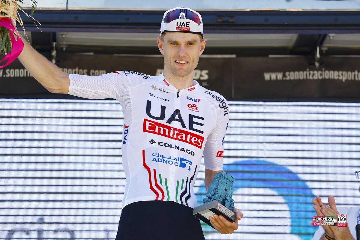 @UAE-TeamEmirates (@teamemiratesuae) on Twitter photo Well done <a href="/finnfisherblack/">Finn Fisher-Black</a> placing 3rd in the final classification of <a href="/VueltaBurgos/">Vuelta a Burgos</a> 🇪🇸. 🥉👏
#UAETeamEmirates #VueltaBurgos Well done <a href="/finnfisherblack/">Finn Fisher-Black</a> placing 3rd in the final classification of <a href="/VueltaBurgos/">Vuelta a Burgos</a> 🇪🇸. 🥉👏
#UAETeamEmirates #VueltaBurgos