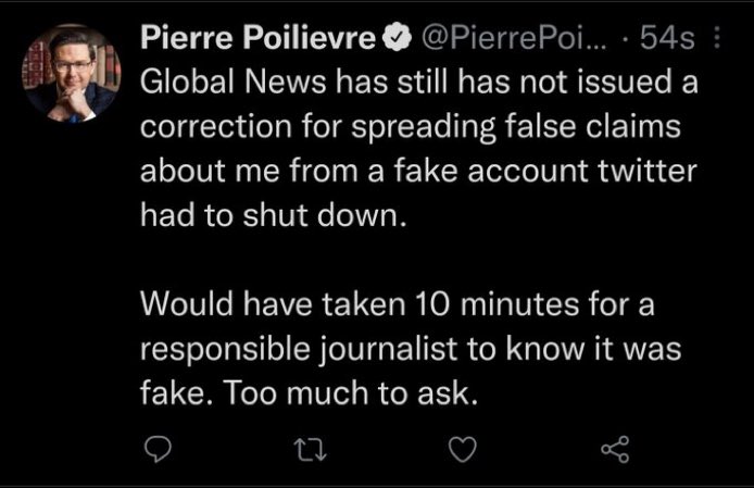 ame_todd's tweet photo. Is this why @PierrePoilievre invited Rebel News at today’s press conference in Hamilton? @globalnews it seems like you were intentionally left out and it looks like Pierre is very selective as to who will question him &amp; who he invites! Pierre must be scared $hitt! Why? https://t.co/6sk7h9YHUC