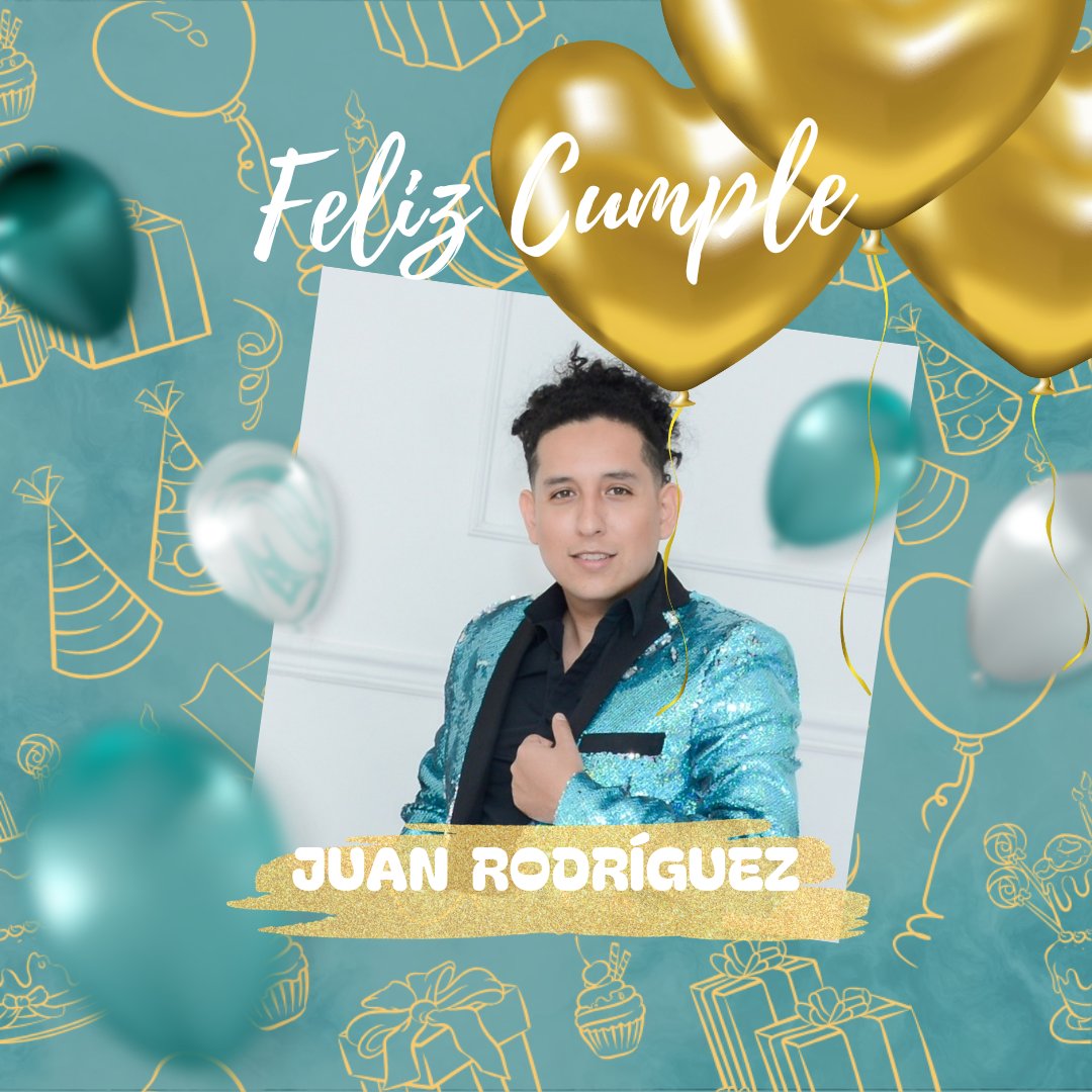 los_flamers's tweet photo. Todos digan 🗣 Feliz cumpleaños ‼️Hoy 9 de Agosto nuestro amigo JUAN RODRIGUEZ Director musical y baterista celebra un año🎈más de vida 💛 tu familia Los Flamers 🔥 te desea lo mejor en esta vuelta de sol y bendiciones en unión de tu seres queridos. https://t.co/yl5rbm97Lg