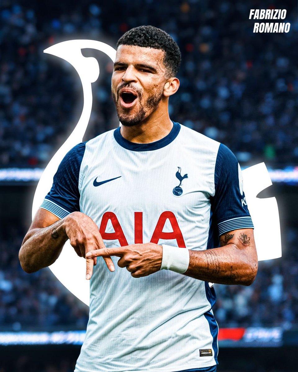 FabrizioRomano's tweet image. 🚨⚪️ Dominic Solanke to Tottenham, here we go! Deal agreed for £65m package add-ons included, record fee.

Solanke set to travel for medical after contract until June 2030 agreed days ago.

Exclusive story from last week, confirmed. ✍🏻
