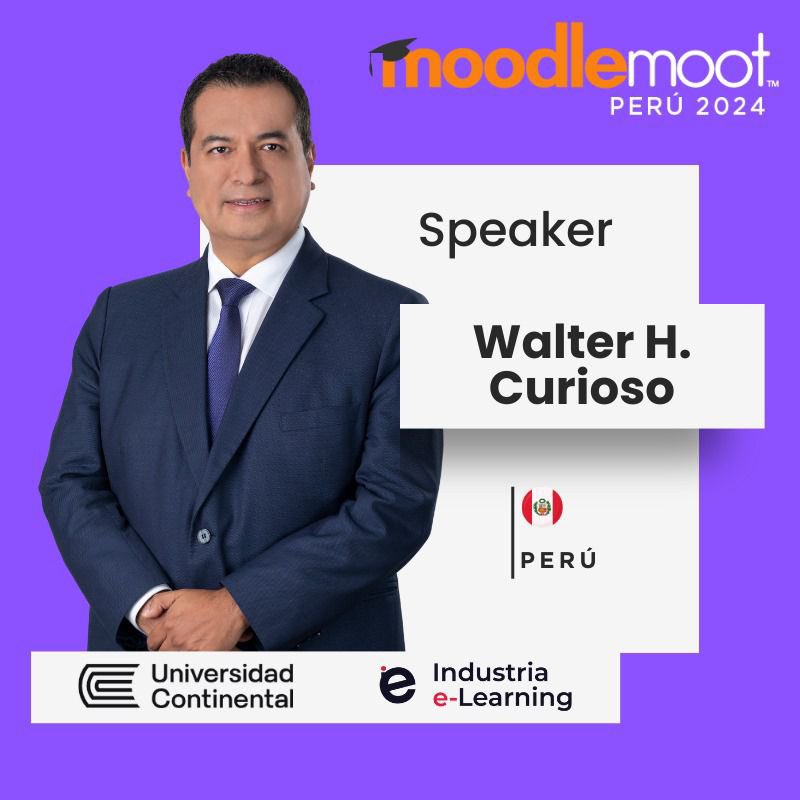 waltercurioso's tweet photo. Gracias al equipo organizador de #MoodleMootPE2024 por la invitación para brindar la Conferencia previa al cierre titulada: "Explorando el potencial de las Tecnologías aplicadas a Medicina". Los esperamos hoy a la 1:15pm en el auditorio de la @UContinental en Huancayo
#IA https://t.co/2kcN0jzqX9
