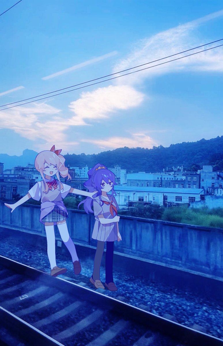 #Prsk_FA #まふみず
背景是朋友拍的 很适合于是代了🐱🐰