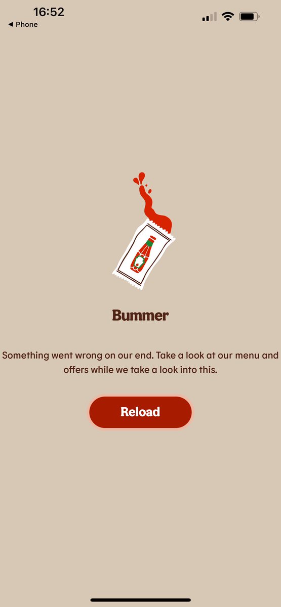 HashHater's tweet photo. @BurgerKing @BurgerKingUK what’s up with the app? Always seem to get this IF I manage to add it to my order https://t.co/PJrr37XeMr