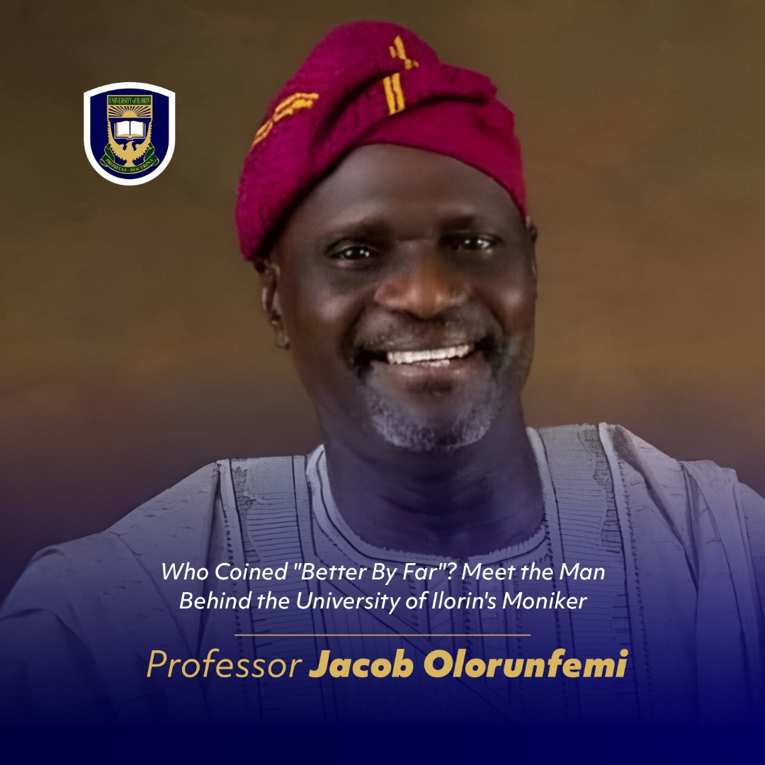 UnilorinNGR's tweet photo. Who Coined "Better By Far"? 

Meet the Man behind the University of Ilorin's moniker!

Professor Jacob Olorunfemi joined the services of the University of Ilorin on 28th October 1976. He retired on 2nd November 2022 when he turned 70 years old. https://t.co/AIkEXgKwG1