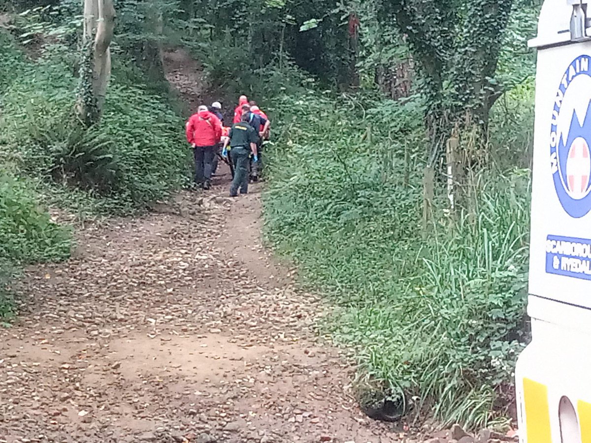 scarrescue's tweet photo. Rescue - Stainsacre - 8th August 2024; 13:04 - 39/2024
Called to assist @YorksAmbulance in the evacuation of an injured biker.
We had thirteen operational volunteer team members deployed for three hours. https://t.co/nuMpiudiDr
