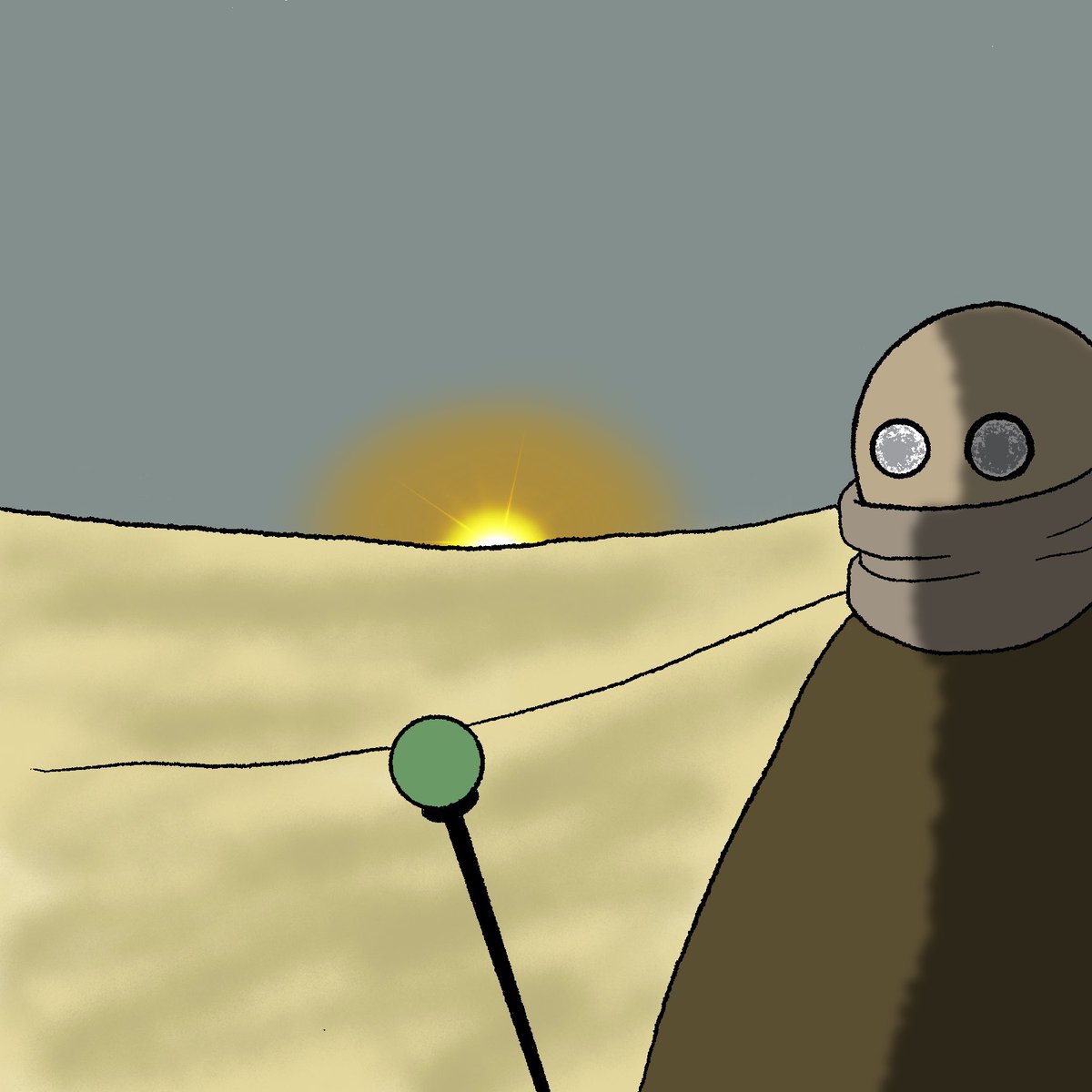 SotWcomic's tweet photo. #NoMad - 21 - Moving on
With the sun setting its time to move on…
#comic #webcomic #drawing #art #procreate #procreateart #scribbleonthewall #scribbleonthewallcomic #NoMadcomic https://t.co/yl34AqFcJb