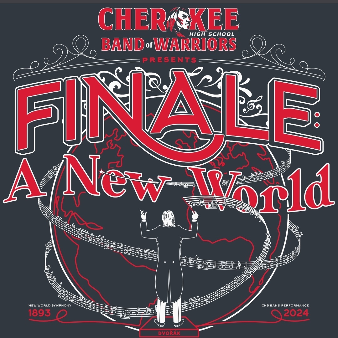 chsbow's tweet photo. The Band of Warriors is ONE WEEK away from debuting our 2024 Field Production, Finale: The New World. Come out and support YOUR Cherokee High School Band of Warriors and OUR @WarriorsCHS https://t.co/YuOZiMzrGs