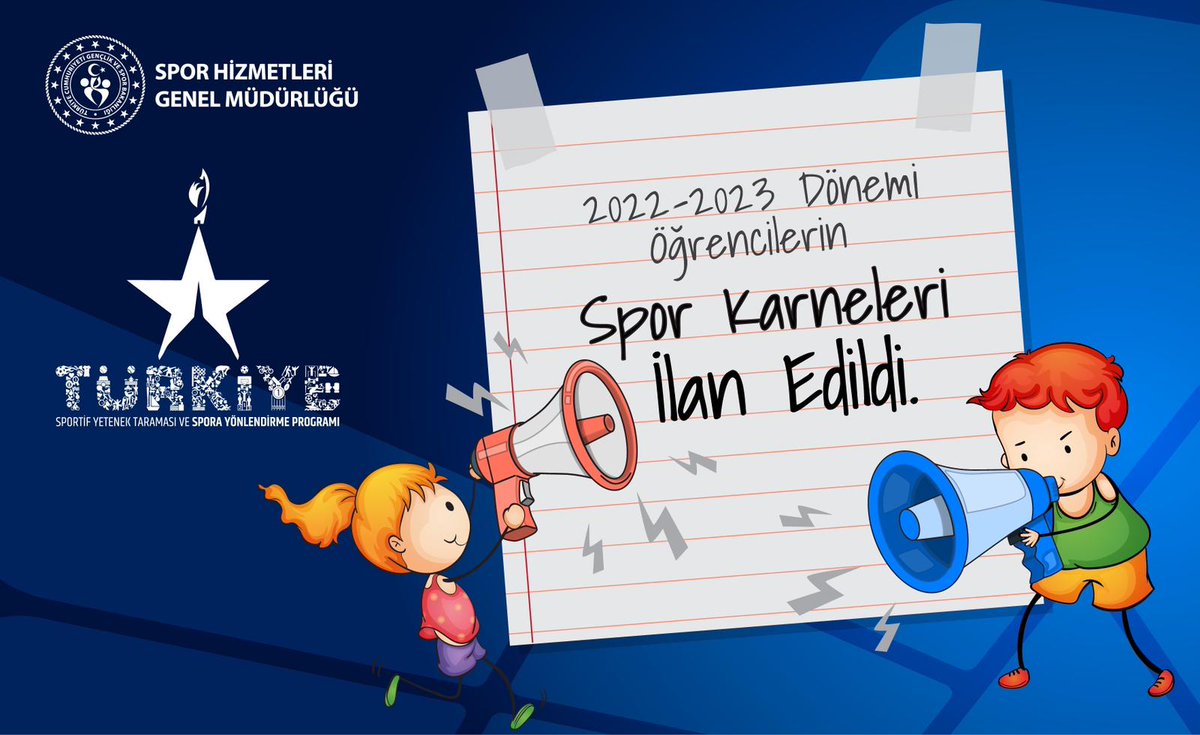 Sportif Yetenek Taraması ve Spora Yönlendirme Programı kapsamında  Sporcu Eğitimi ve Gelişimi Programını tamamlayarak kapsamlı test ve ölçümlere katılan 2022-2023 dönemi öğrencilerinin spor karnesi ilan edilmiştir.