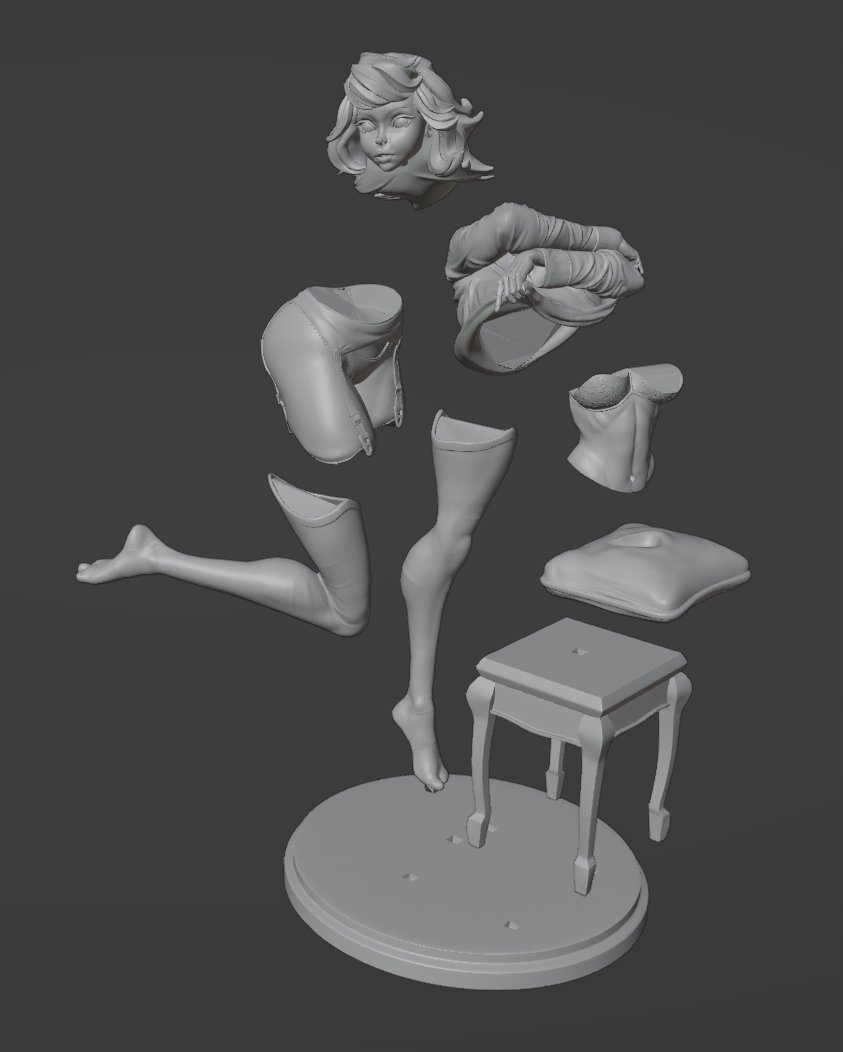 My take on <a href="/Mimobarnacles/">MeamowBarnacles</a> ' Daphne model (it's free!), made my own cuts so it didn't need any putty
mimobarnacles3d.gumroad.com/l/vqxum