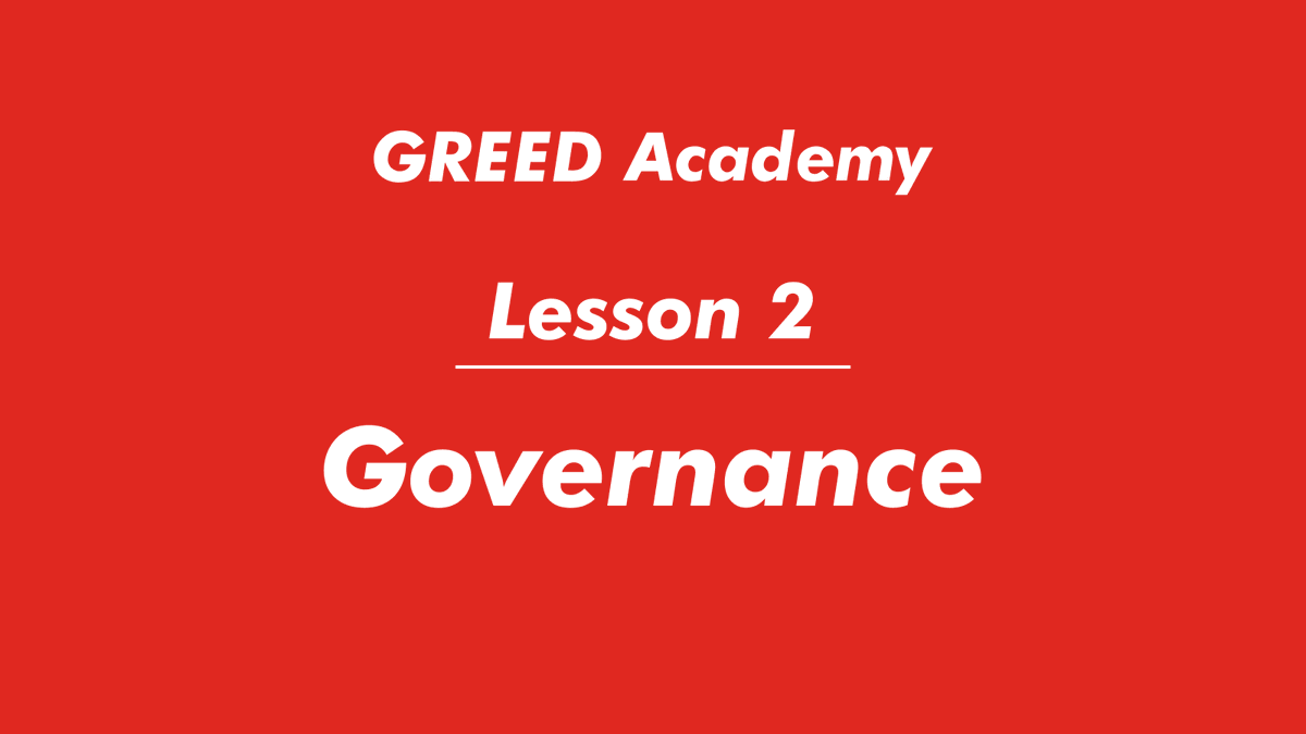 GreedAcademy's tweet photo. The second lesson at the GREED Academy is now live!

Let's dive into on-chain governance and DAOs. Learn how to create a DAO, join one, and vote using @Realms_DAOs.

You have 2 weeks to get the star. Follow the link below to start 📕 https://t.co/JVLWcPQUzF
