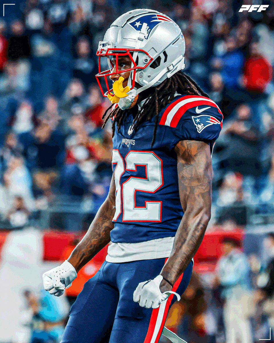 PFF_Patriots's tweet photo. Highest-graded Patriots vs the Panthers:

JaQuae Jackson - 90.7
Jeremiah Pharms Jr - 89.4
Christian Elliss - 88.3
Joe Milton III - 86.9
Oshane Ximines - 84.7 https://t.co/zDGknxOjAc