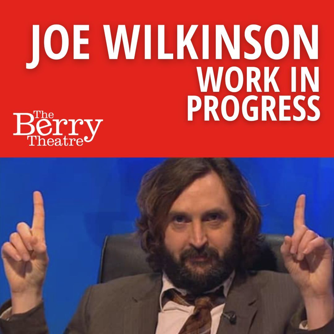Joe Wilkinson is hitting the stage at The Berry on Saturday, September 14th!
Wondering what to expect? Joe says, "It's a work in progress. Some bits will land, some might not." 
Limited tickets available, grab yours now! buff.ly/3y7AHGi