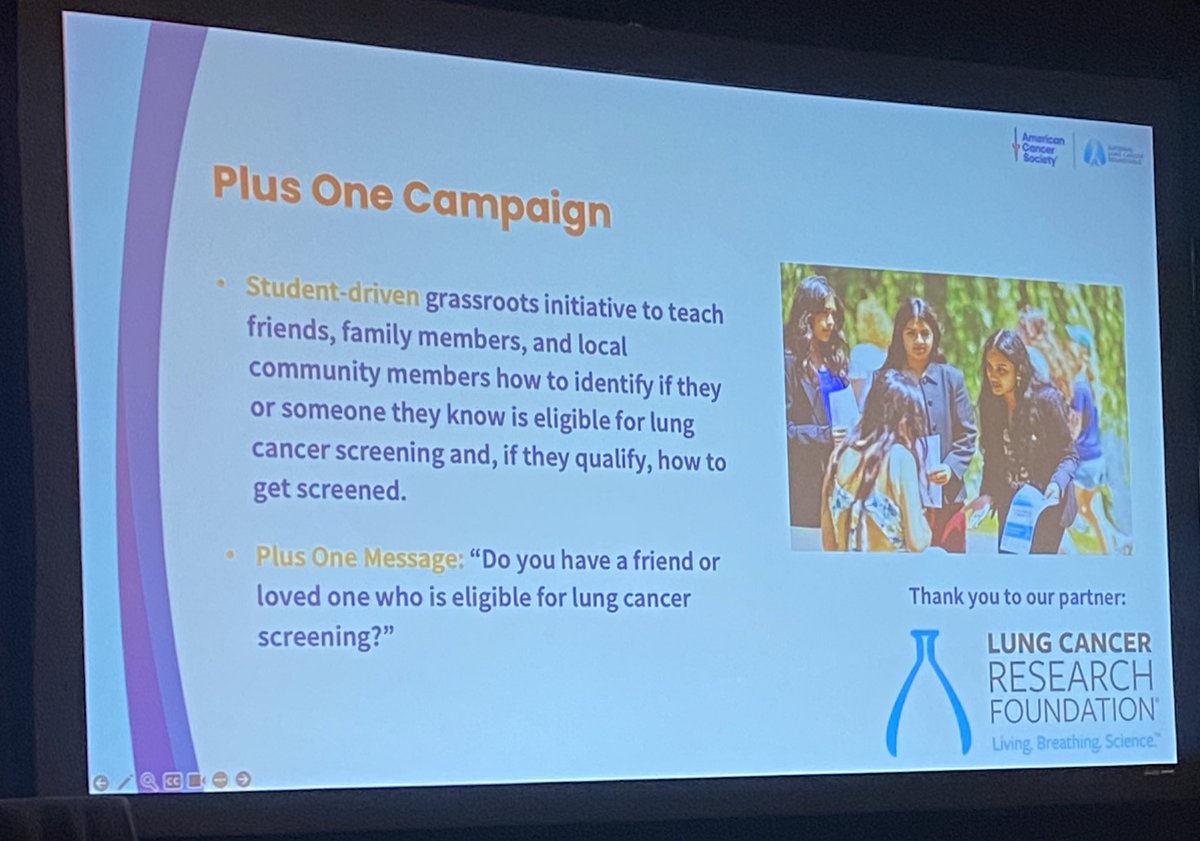 TomVargheseJr's tweet photo. Dr. @ChiFuJeffYang outlines the innovative Plus One campaign @AmLungCSI . 

Amazing! 

@NLCRTnews #NLCRT https://t.co/80GetTHGR6