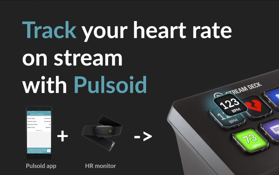 blerp's tweet image. Free streamer stuff Friday! 

Partnered giveaway with @pulsoid_app 

Have you wanted to display your heart rate while you stream?? Well now’s your chance ☺️

Like, comment and rt for extra entries 

Winner chosen after 24 hours 

Must follow @blerp &amp;amp; @pulsoid_app