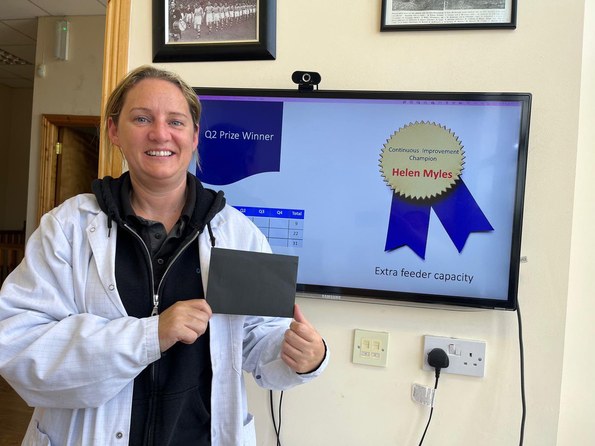 QualitasE's tweet photo. “Success is the sum of small efforts”..

Congratulations to Helen who received a voucher for Tribe restaurant in recognition of her contribution to our “ Continuos Improvement Program” in Q2… 

Thanks for all your hard work , it is greatly appreciated.. https://t.co/tRzQxLvfrM
