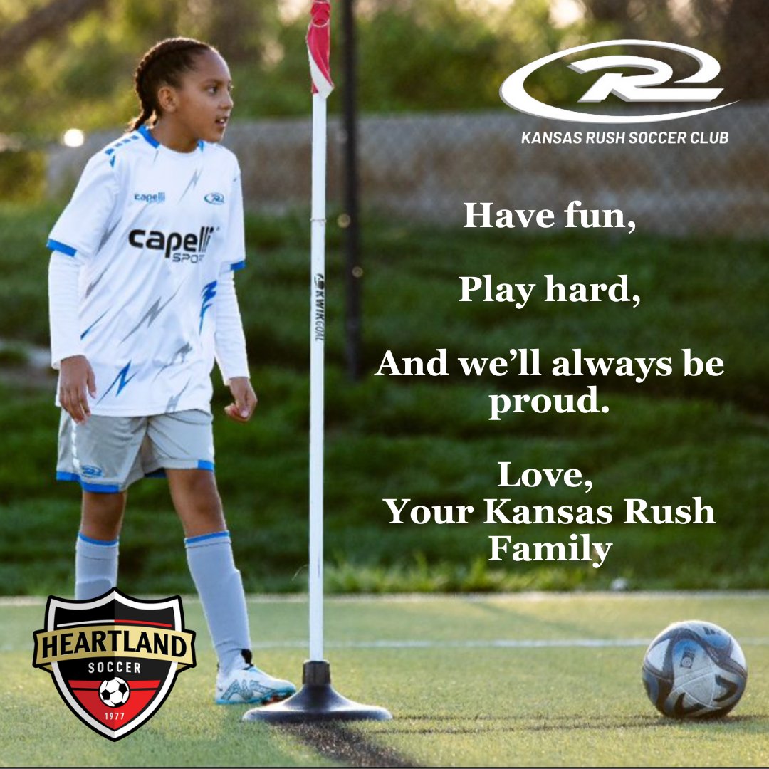 KS_RushSoccer's tweet photo. Wishing all of our teams the very best as they begin their Heartland fall seasons in the coming weeks. We love ya! #OneTeamOneClubOneFamily https://t.co/vcv1F718RG