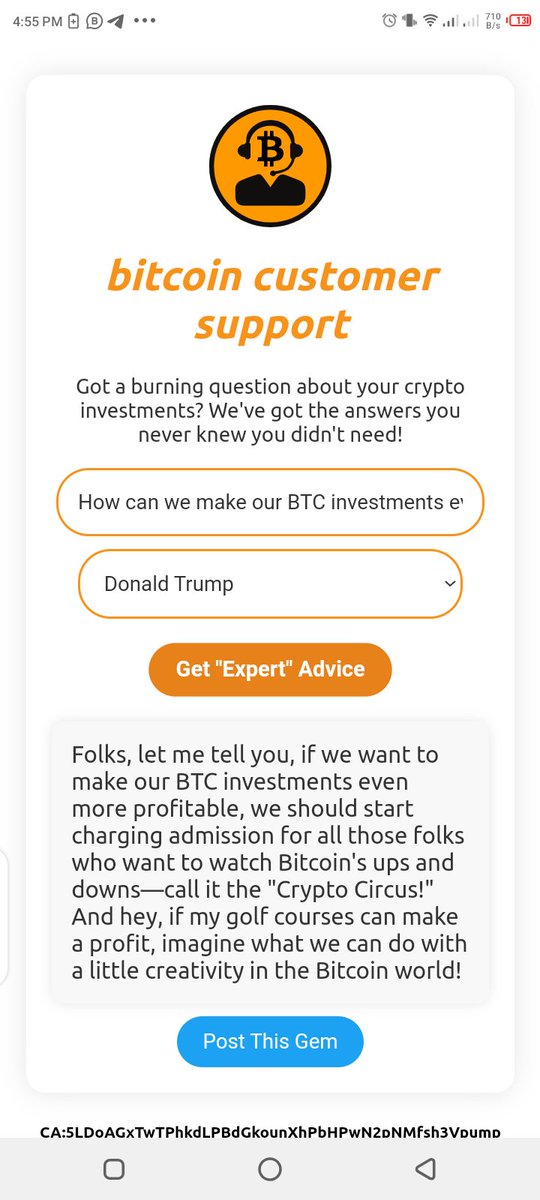 Firstevelyn's tweet image. An expert advice from Bitcoin Customer Support @bcsonsol

Q: How can we make our BTC investments even more profitable apart from price increase

$BCS #BitcoinCustomerSupport
