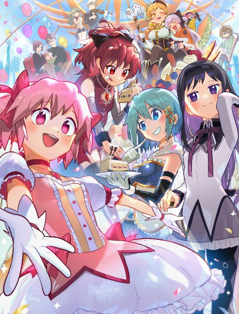 LittleMilkHere's tweet photo. I STARTED WATCHING MADOKA MAGICA :DDDDD https://t.co/Km6lIFi7kB