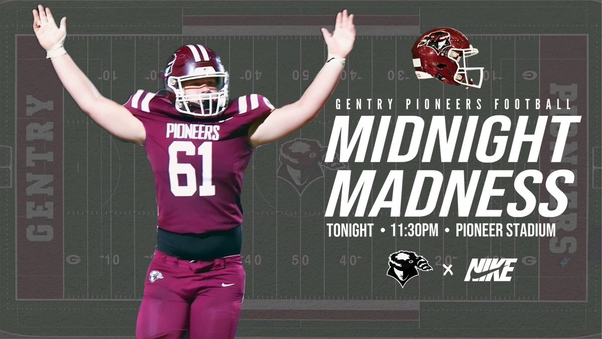 GentryPioneerFB's tweet photo. See you at Pioneer Stadium TONIGHT! #GoNeers #FITE https://t.co/Ei0P91AoCt
