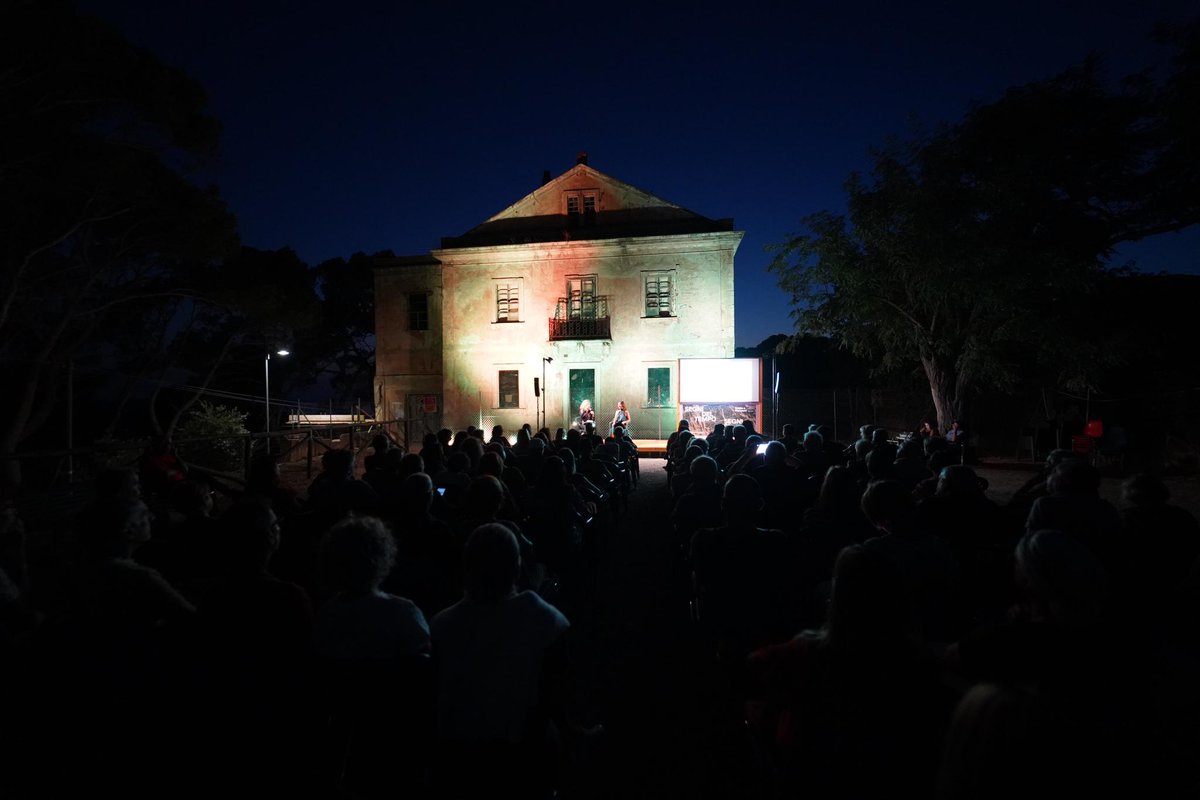 Immagini della Serata a Villaggio Normann Comune di Gonnesa del Festival Attenzione della Fiera del Libro 2024 con Laura Lanza "Il peso della Galena"