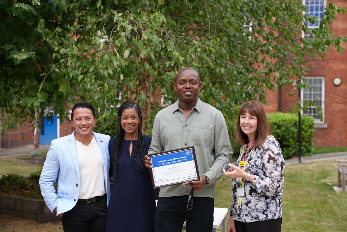 Olisa Skyers (@olisaskyers) on Twitter photo AJ from ES1 ward was awarded the Chief Nursing Officer HCSW award! Congratulations on this achievement! <a href="/francismNHS/">Francis Martinez</a> @McIntoshNichole AJ from ES1 ward was awarded the Chief Nursing Officer HCSW award! Congratulations on this achievement! <a href="/francismNHS/">Francis Martinez</a> @McIntoshNichole