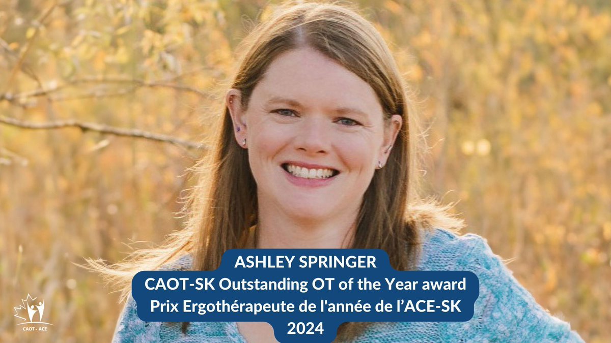 Ashley is recognized for her efforts in establishing partnerships with community settings that may not traditionally employ an OT as part of their team. She goes above and beyond to impart not just knowledge but also a genuine enthusiasm for the field.
Congratulations🎉
<a href="/CAOT_ACE/">CAOT_ACE</a>