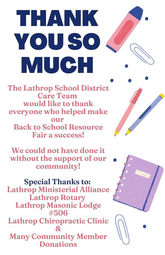 Thank you, Lathrop!