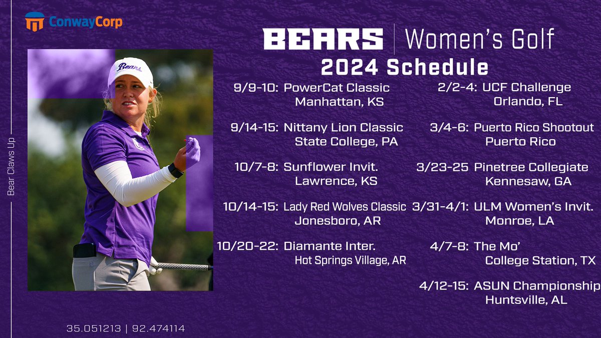 UCA Women’s Golf tweet media