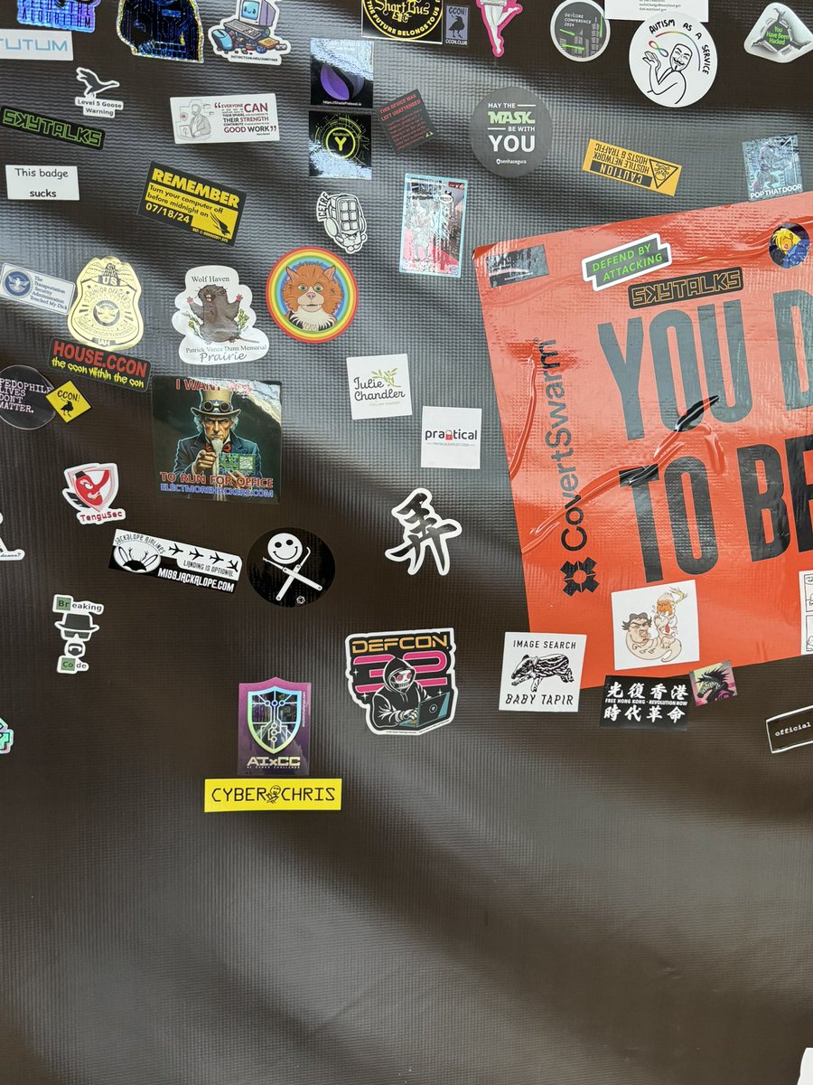 Defcon 32. Only came to put this sticker up.