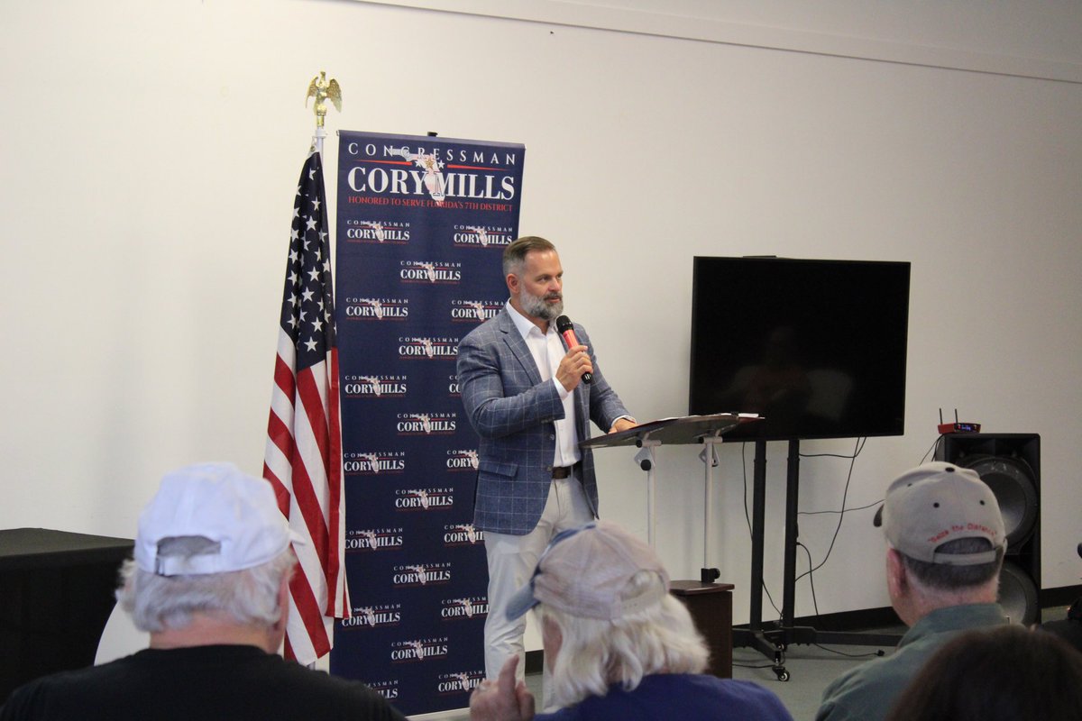 RepMillsPress's tweet photo. Yesterday, we hosted another great coffee meet-up in Sanford, Florida.
It was an excellent opportunity to share a legislative update regarding wins we have secured for Floridians and a time to hear your thoughts!

To receive updates on future events and news, subscribe to my newsletter and stay informed.