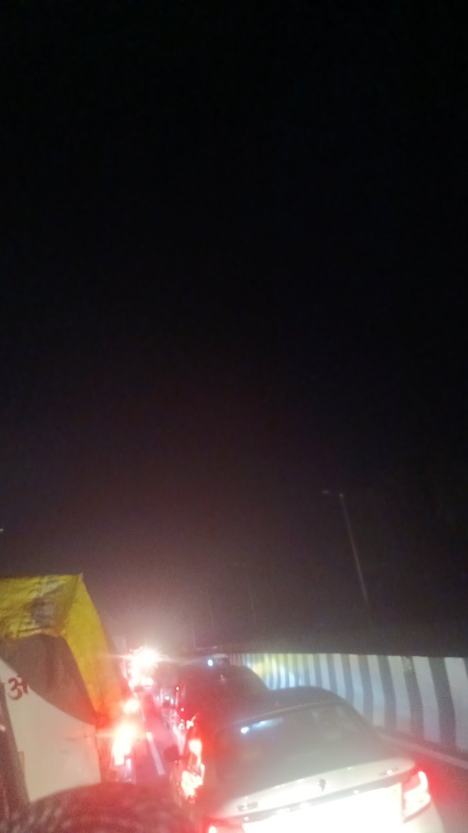 Pratham1828's tweet photo. Stuck at Brijghat bridge

No one to clear Traffic. please help
@Uppolice 
@uptrafficpolice @uptourismgov https://t.co/muKIOkj9lC