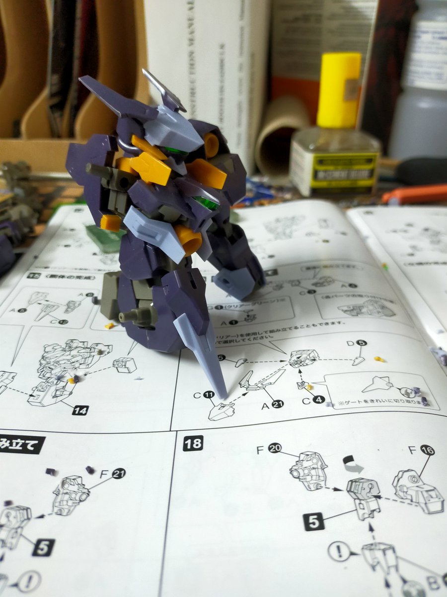 Raigalcc's tweet image. Imma stop here and hit the bed🥱
#plamo 
#FrameArms
#プラモ
#フレームアームス