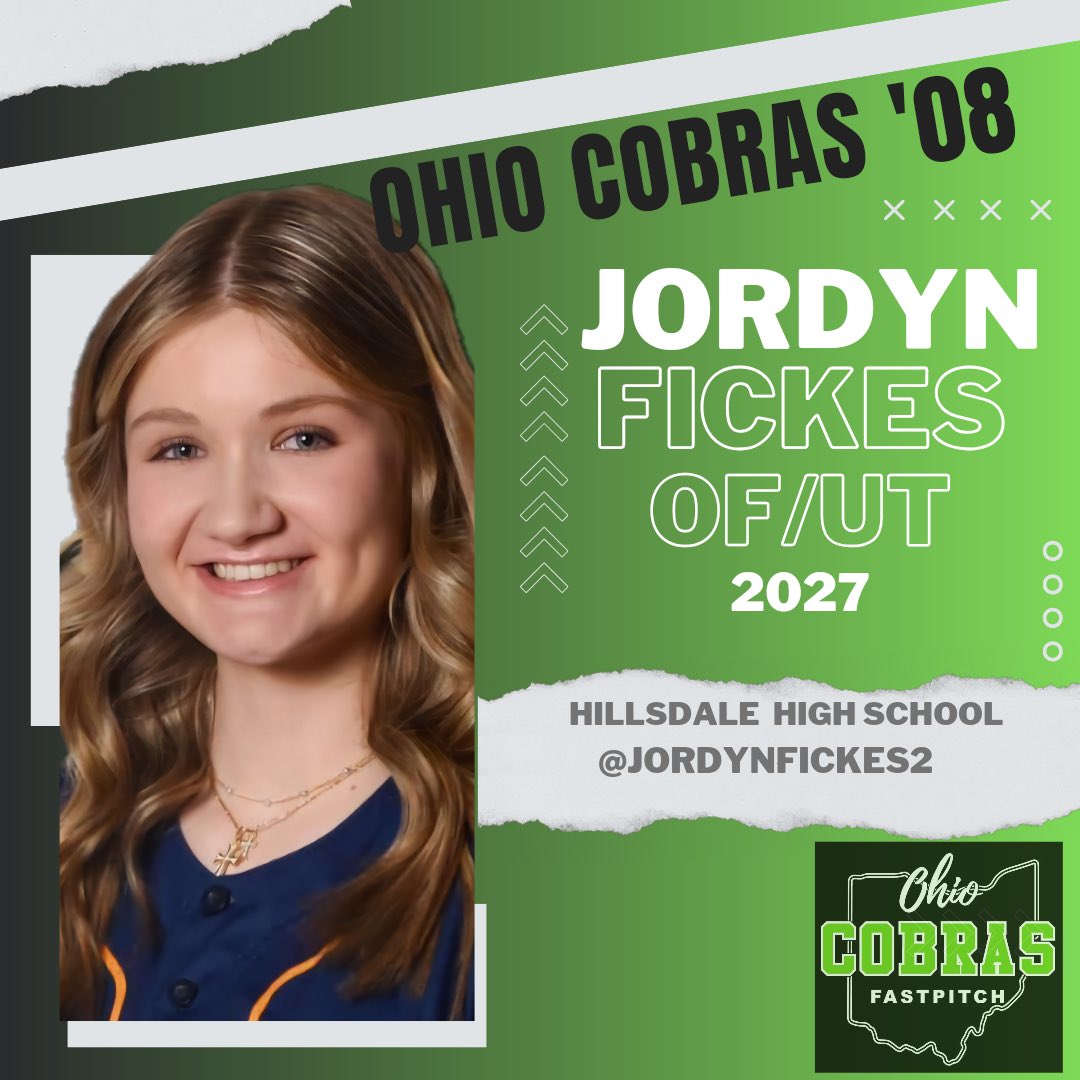 OHCobras08's tweet image. Welcome to the team @jordynfickes2!! 🐍💚