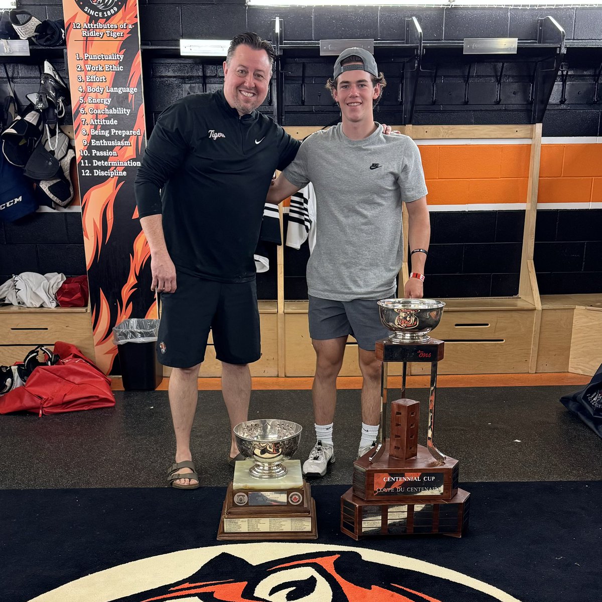 Ridley Prep Hockey (@ridleyhockey) on Twitter photo Former Prep Boys graduate and captain Sammy Lockyer gets his day with the Centennial Cup sharing it with our <a href="/Ridley_College/">Ridley College</a> campers! Former Prep Boys graduate and captain Sammy Lockyer gets his day with the Centennial Cup sharing it with our <a href="/Ridley_College/">Ridley College</a> campers!