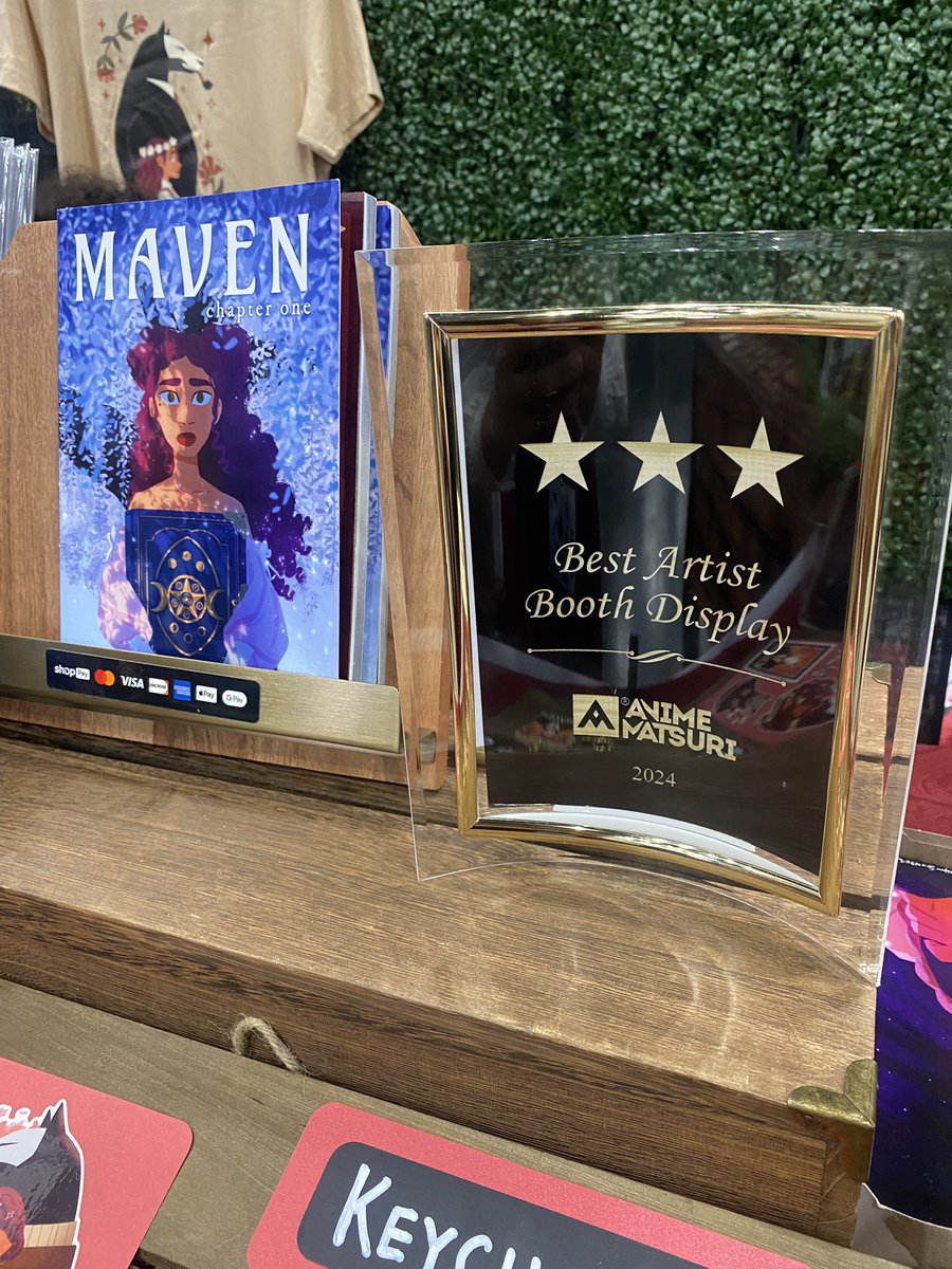 I won best display at <a href="/AnimeMatsuri/">Anime Matsuri</a> ‼️Thank you ♥️😭♥️