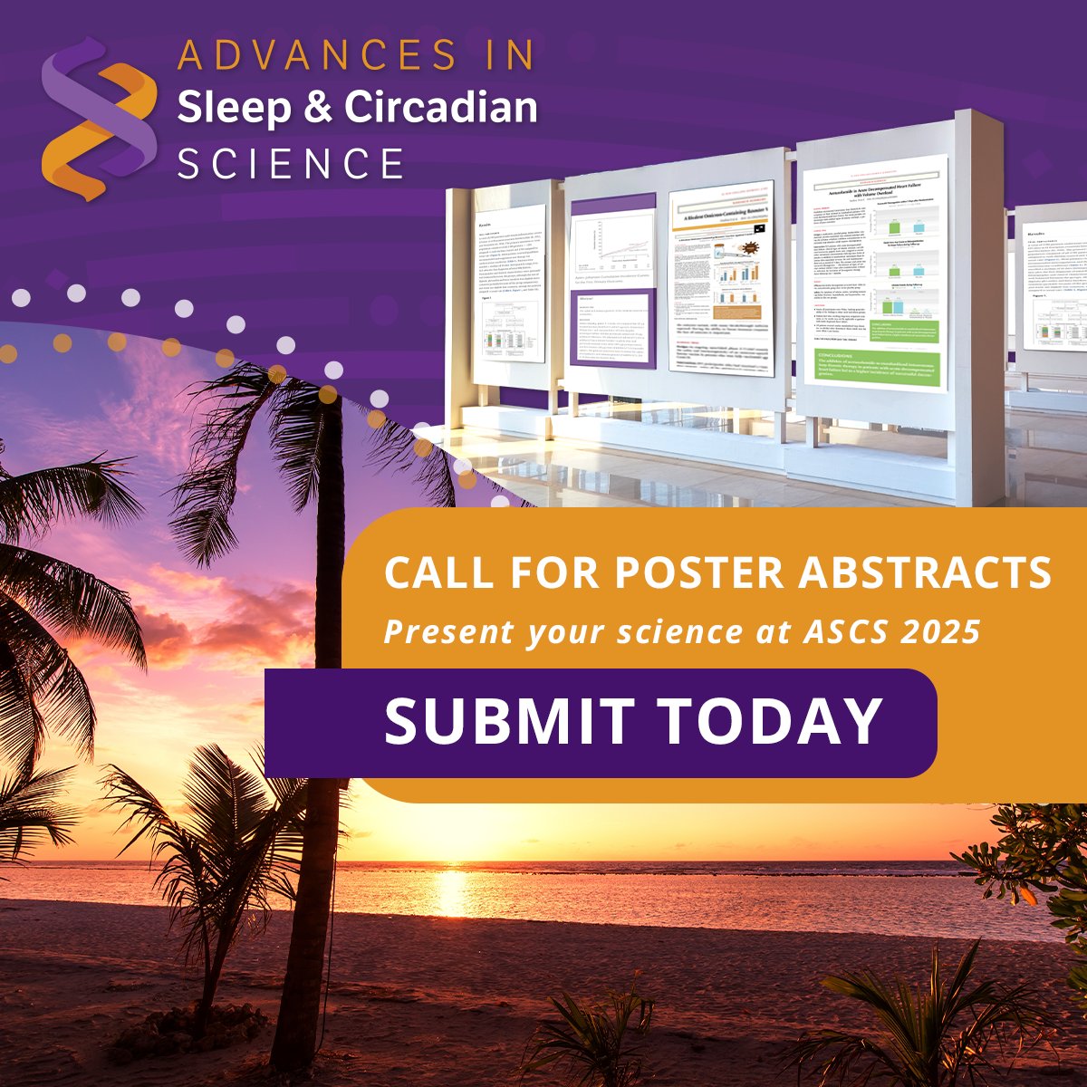 📢 Attention all sleep and circadian science researchers! The Call for Abstracts for Advances in Sleep and Circadian Science (ASCS) 2025 is NOW OPEN! 📝✨ Review the abstract submission guidelines and apply here: ow.ly/71JB50SUXer #ASCS2025