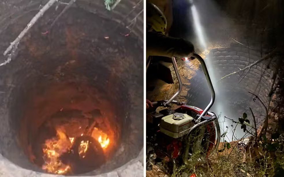 g1goias's tweet photo. VÍDEO: Criminoso confessa que matou homem queimado e comemora: ‘Serviço concluído’ ⇒ https://t.co/nDx6yOC39E #g1go #g1go #polícia #goiania #queimado https://t.co/4l4kLdhJN1