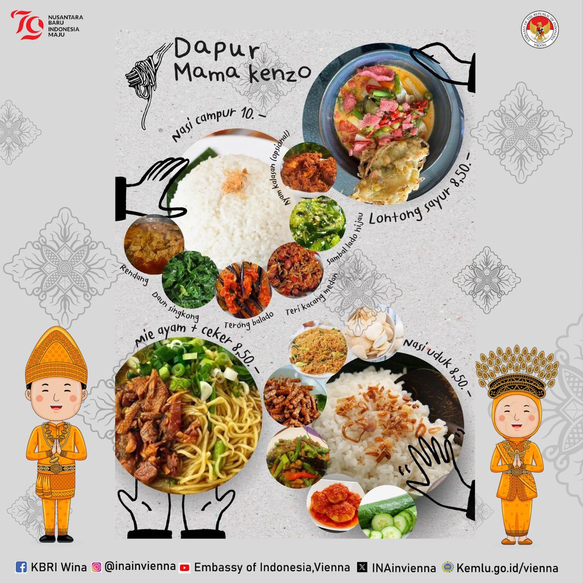 Indonesian Embassy in Vienna tweet media