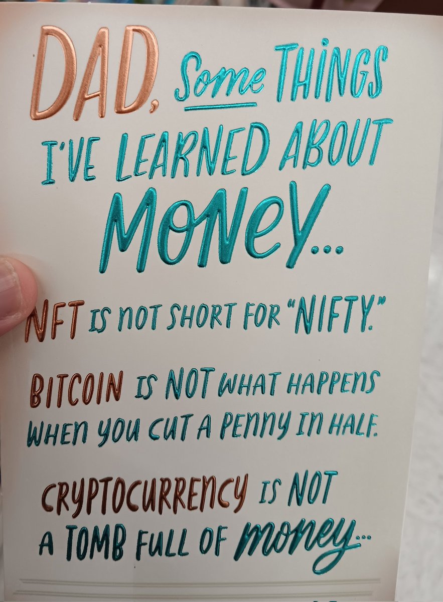 if my son get me a birthday card tb cryptocurrency he getting kicked out  the house immedieately