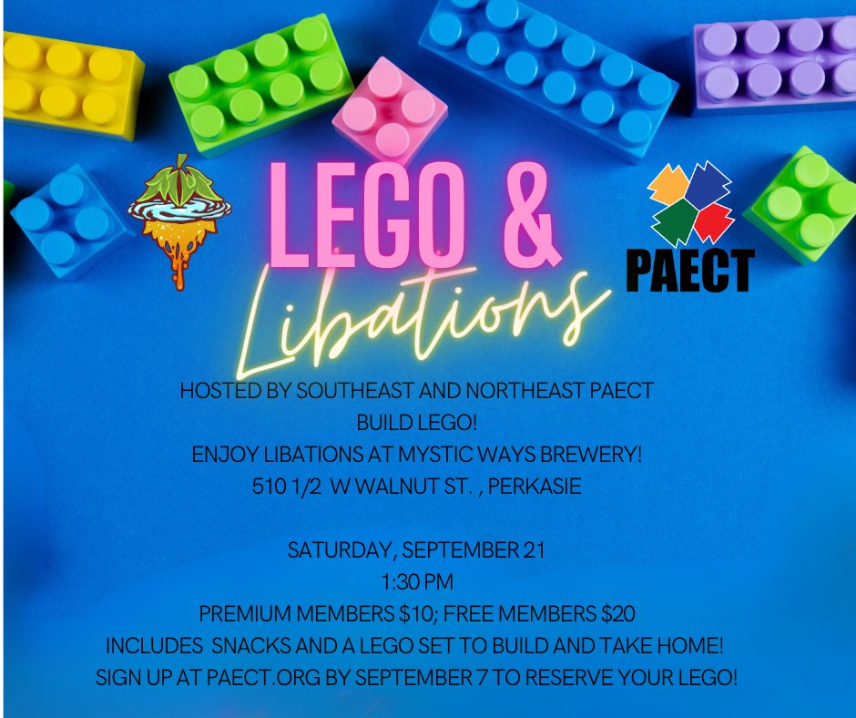 Join <a href="/SEPAECT/">Southeast PAECT</a> and <a href="/NEPAECT/">NEPAECT</a> for an East Side Mashup! We are so excited to host this event. Make sure to register and bring some friends! You will not want to miss out, Mystic Ways Brewing is a must see for yourself location!  bit.ly/3SKMTE5