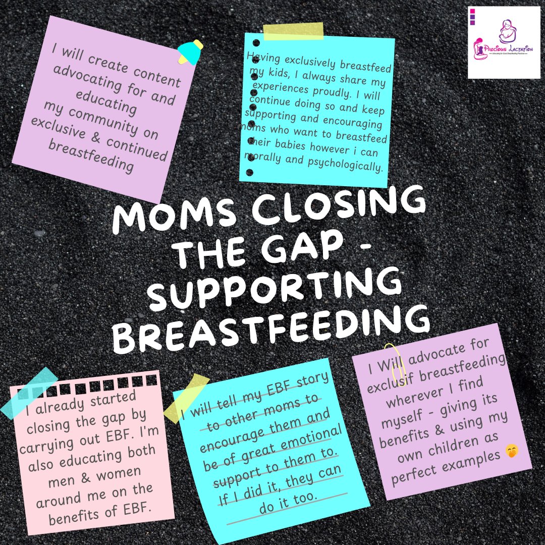 See what moms at Precious Lactation say they will continue doing to close the gap and support breastfeeding. 
#WBW2024 #wbw #breastfeedingsupport #BreastfeedingSupportForAll #breastfeedingmom #breastfeedingexperience