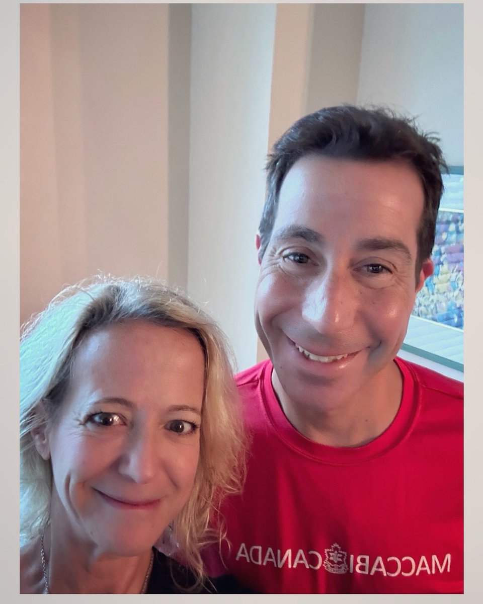 Might be a very wet weekend - but it doesn’t stop the fight on antisemitism. Planning session with MP Anthony Housefather at his home in Montreal today, and feeling inspired….🙏🏻